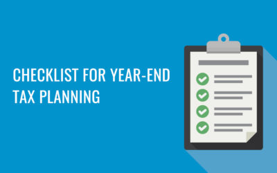 Checklist for Year-End Tax Planning